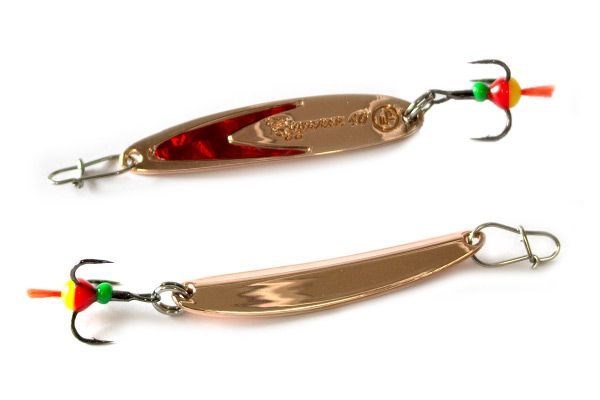 Блесна вертикальная "Ecopro" Судачья красный флекс 50мм, 6гр EPSST50 27071