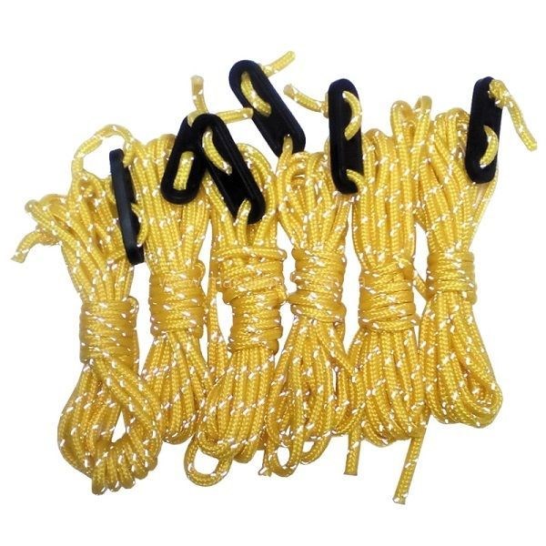 Оттяжки для палатки со светоотражающей нитью, 6 шт "Tramp" TRT-104.10 28419