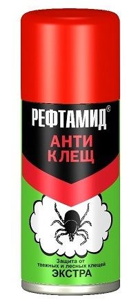 Репеллент Рефтамид Экстра Антиклещ, 100 мл. 6-202 28444