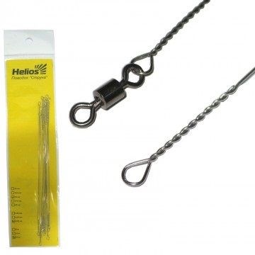 Поводок "Helios" Струна с вертлюгом (упак. 10шт) 30769