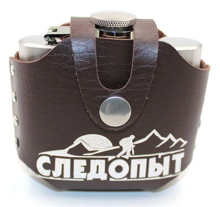 Фляжка 150 мл. в кож. чехле "Следопыт" PF-BD-F11 Freezly 4848