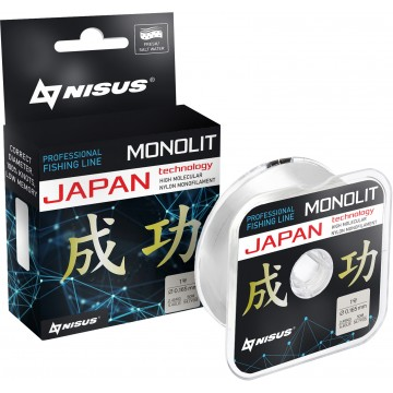 Леска "Nisus" 50 м MONOLIT Nylon Transparent 68848