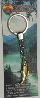 Брелок латунь Таймень 