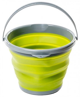 Складное силиконовое ведро 