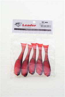 {{photo.Alt || photo.Description || 'Рыбка поролоновая на двойнике "Leader" 80 мм (упак. 5шт.)'}}