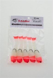 {{photo.Alt || photo.Description || 'Рыбка поролоновая на офсетном крючке "Leader" 105 мм (упак. 5шт.)'}}